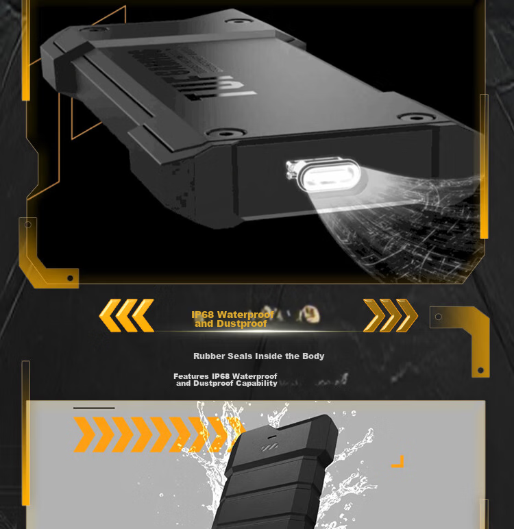 ASUS TUF GAMING Armor 20 M.2 High-Speed Portable SSD Enclosure NVME/SATA IP68 Waterproof Dustproof 1.2m Drop Resistant 20Gbps 3