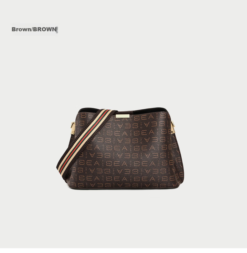 Aiqinghai Handbag, Women's Crossbody Bag, High-End Brand Shoulder Bag, Large Capacity, Light Luxury, Birthday And Mother's Day Gift, Practical Present for Mom 11