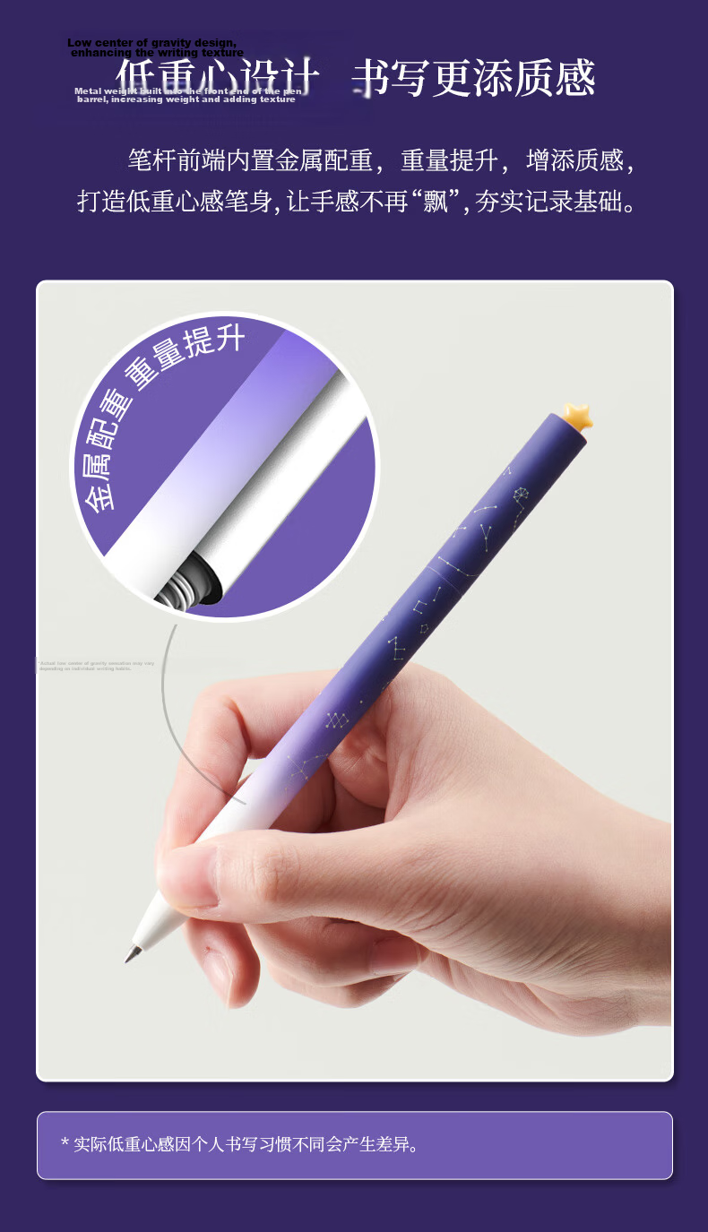 KACO National Museum of China Collaboration 0.5mm Black Gel Pen Quick-Dry Signature Pen for Students, Middle School Exam Pen Xinghan Canlan Edition, 1 Piece 9