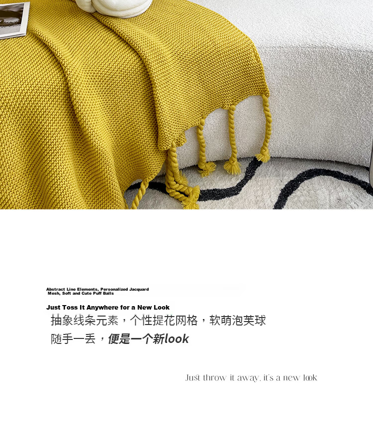 Fanyejia Cream-Colored Sofa Cushion Cover, Living Room Decorative Pillowcase, Bedside Backrest Cover, Plush Pillowcase for Bed 2
