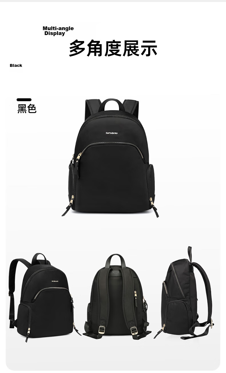 Xinxiuli Backpack Laptop Bag for Women, Business Commute 14-Inch Backpack Schoolbag Notebook Travel Bag Elegant And Fashionable 9
