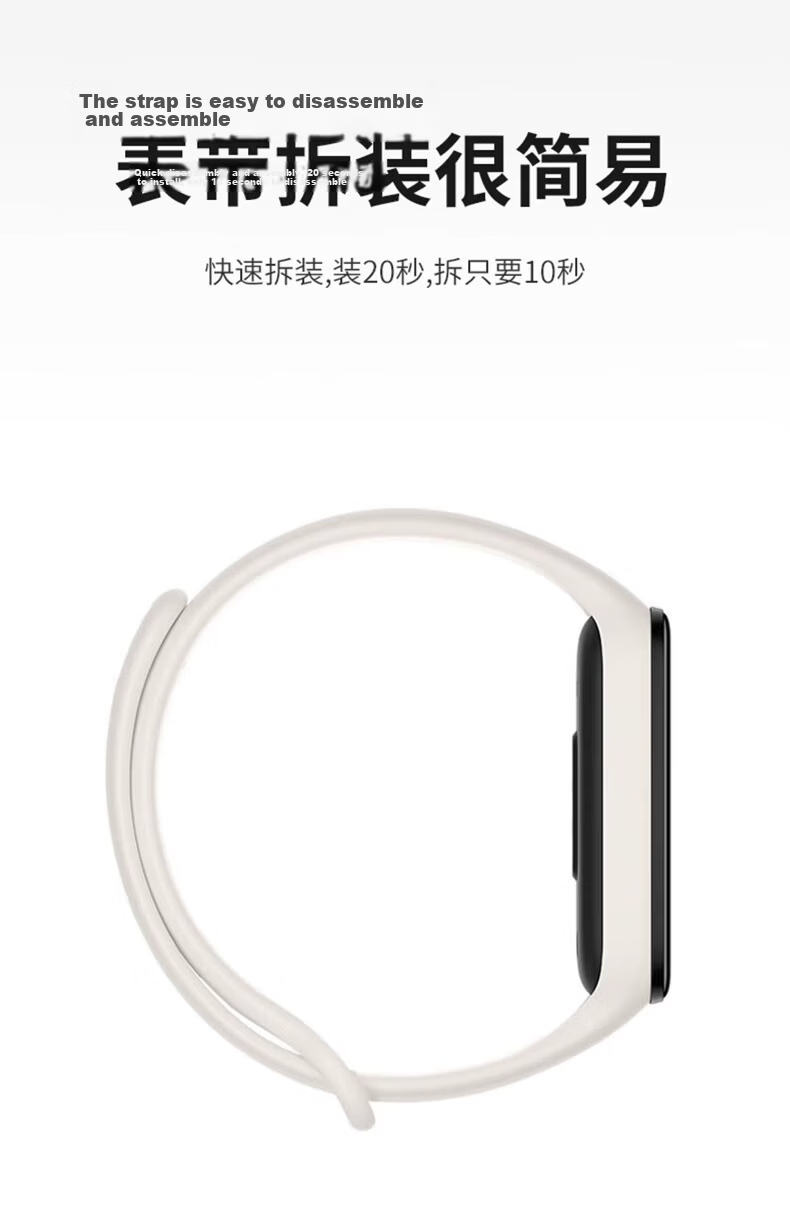 CHENSONG Replacement TPU Silicone Wristband Strap for Xiaomi Redmi Band 2 Fitness Tracker Accessories Compatible with Xiaomi Redmi 2nd Generation 6