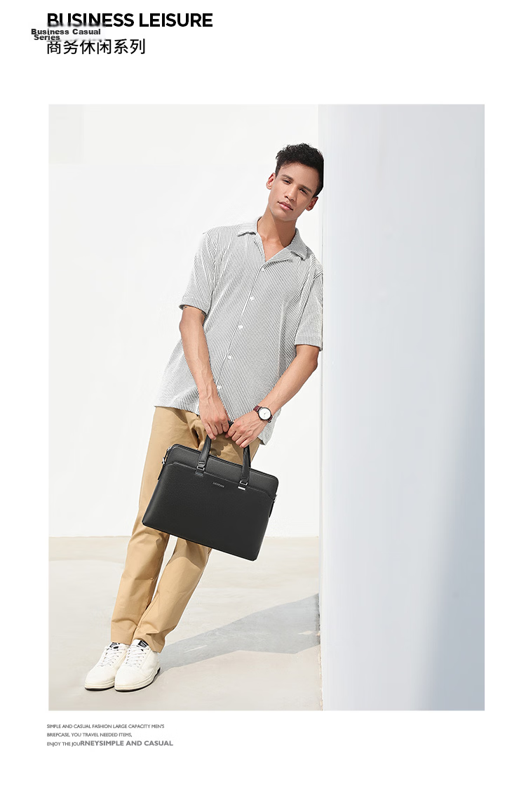 MEXICAN Men's Briefcase, Business Handbag, Office Document Bag, Travel Attorney Casual Commuter Birthday Gift for Me 6