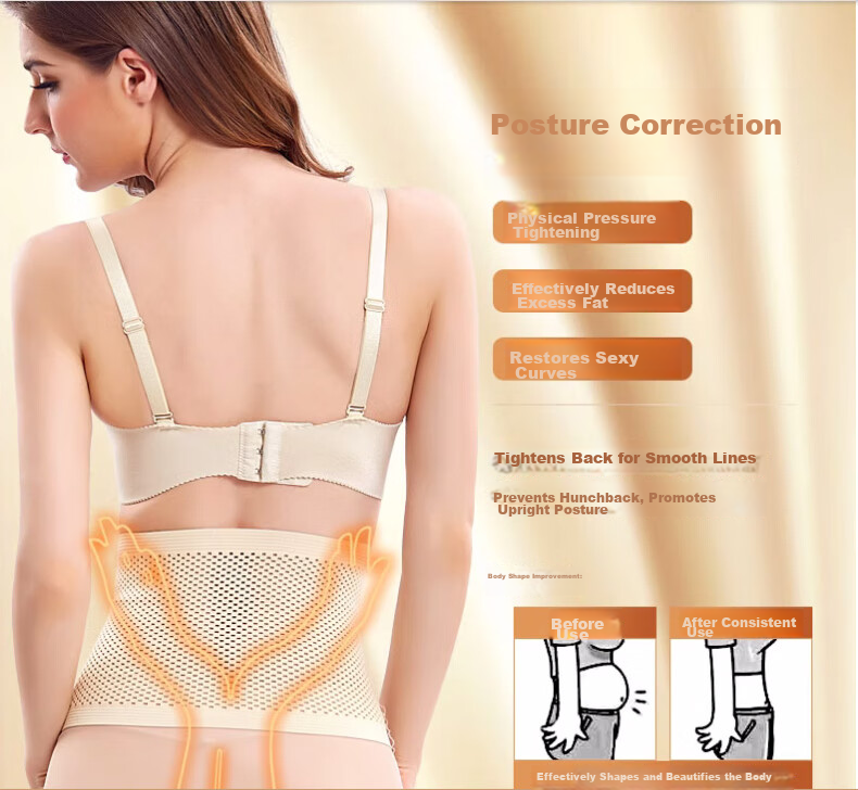 Langsha Women's Waist Slimming Shapewear Belt Thin Postpartum Abdomen Control Waist Trainer Strong Waist Cincher 9