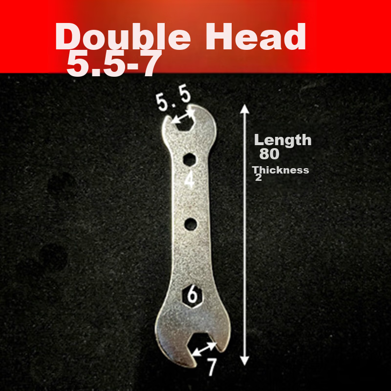 Meipai Ultra-thin Open-end Wrench Furniture Bathroom Toy Appliance Installation Easy Disposable Single-head Double-head Fixed Wrench Set 2