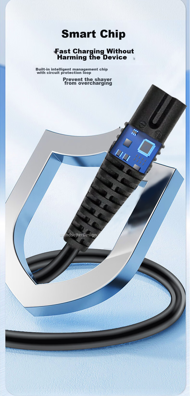 Chaofan Compatible with Panasonic Shaver Charger Cable RE7-87/59/ES for Shavers GA20/RT30/ERT3/LM31 Razor, 4.8V/3.6V Universal 3