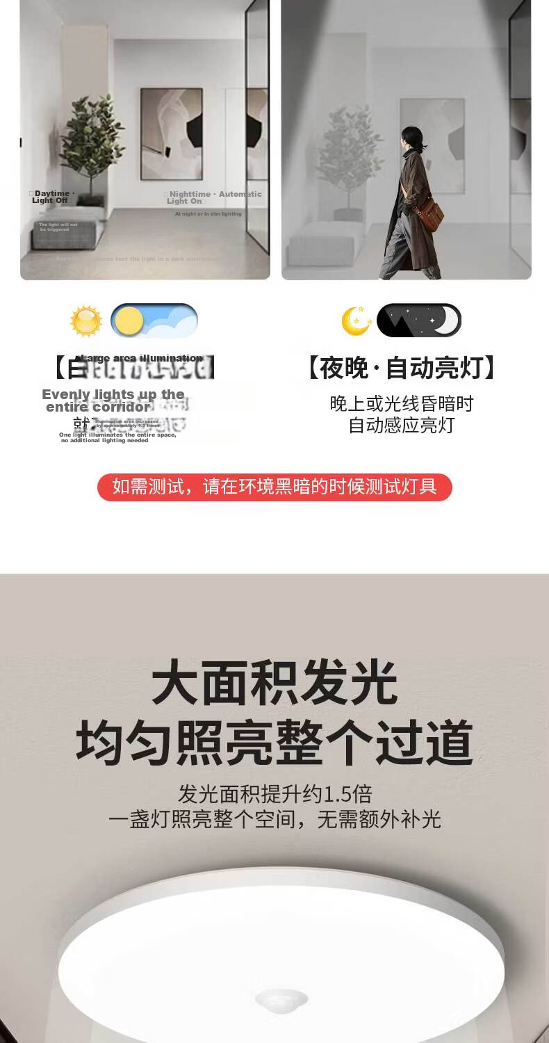 LABOT Ultra-thin LED Waterproof Ceiling Light Round Dustproof Moisture-proof Insect-proof Bathroom Balcony Bedroom Corridor Lamp 20W White Light 10