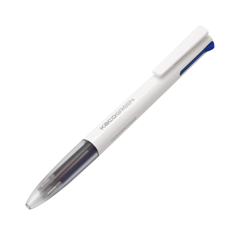 KACO Four-Color Memory Pen Multi-Functional 4-in-1 Retractable Gel Pen Black Red Blue Green Ink 0.5mm Student Marker Correction Pen Colorful Pen K104