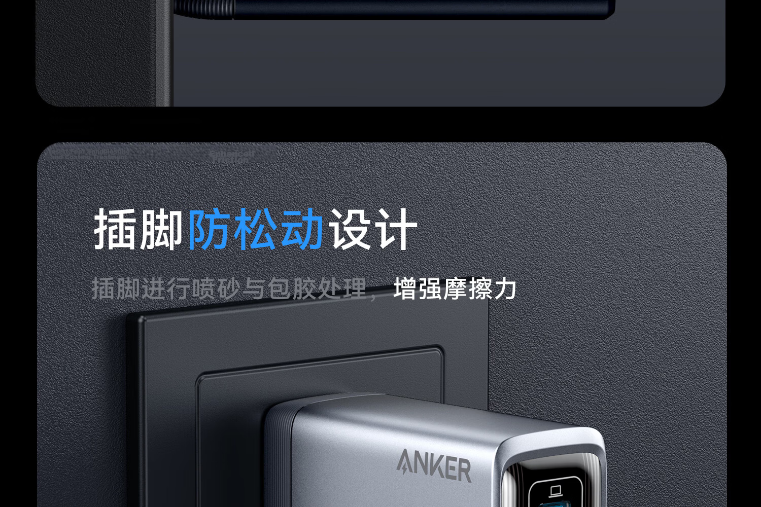 ANKE Prime 67W Charger, Mini Portable Laptop Charger, Type-C GaN Multi-Port PD65W Fast Charging, Compatible with Apple 18 Phones And Laptops, Black 31