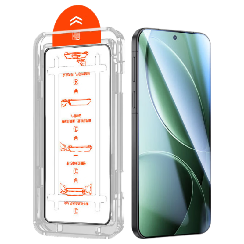 Mingying Compatible [Ultrasonic Unlock HD 2-Piece Dust-Free Case] iQOO Z11 Turbo Tempered Glass Full-Screen HD Anti-Shock Anti-Fingerprint Quick-Apply Protective Film