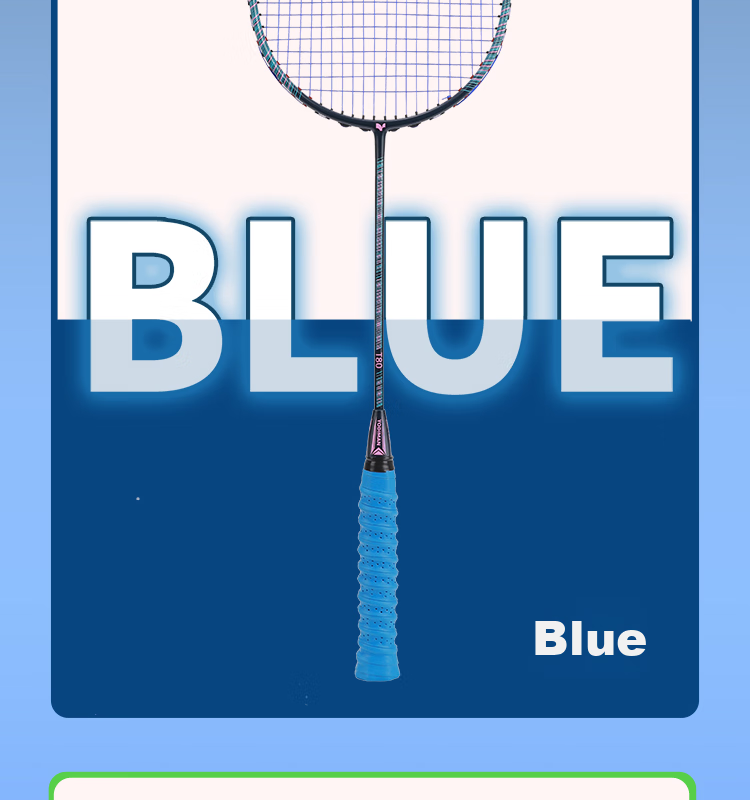Yodiman High-Power Double Racket Mixed Color Full Carbon Badminton Racket, Ultra-Light Pair of Rackets (Pre-Strung 25 Lbs with Hand Grip Tape) 3