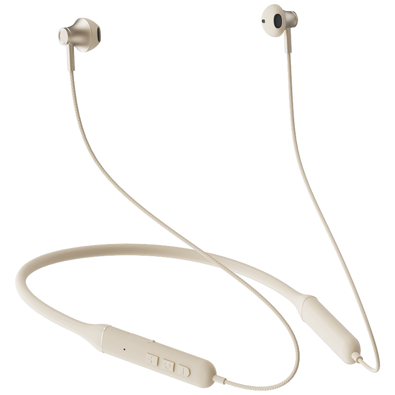 IKF W1S Neckband Bluetooth Earphones In-Ear Wireless Sports Earbuds Running Gaming Low Latency Lossless Sound Call Noise Cancellation Long Battery Life Compatible with Phones Athens Black