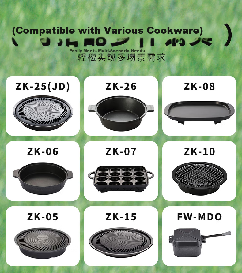 Iwatani Portable Cassette Stove, 3.3kW Powerful Flame, Outdoor Camping Hotpot Picnic Gas Single Burner ZB-29(JD) 6