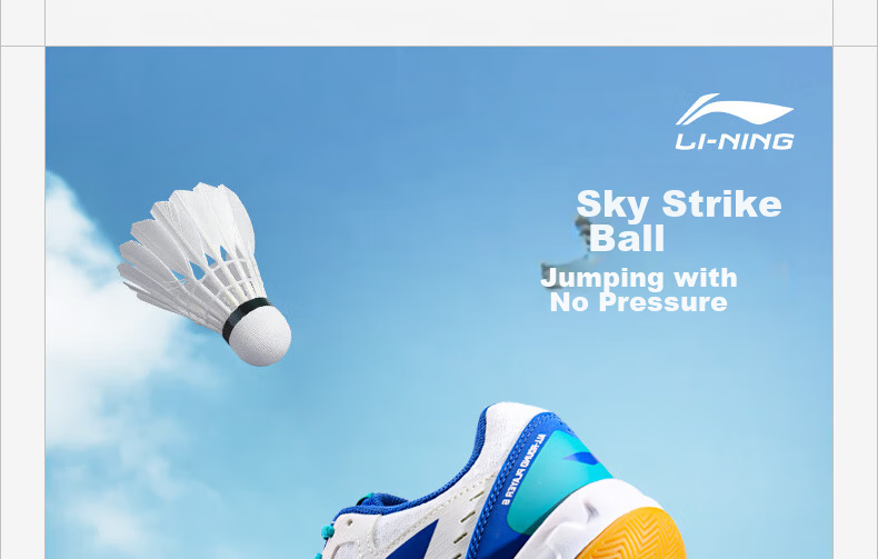 LI-NING Lightning 2.0 Unisex Professional Badminton Shoes Breathable Comfortable Training Sneakers 5