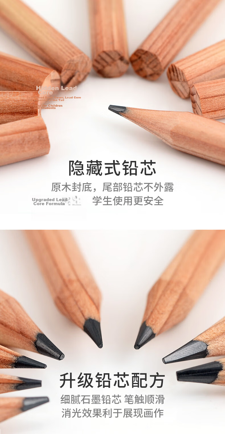 MARCO 7B Sketching Pencils, 12 Pieces, Natural Wood Professional Art Hexagonal Shaft Drawing Pencils, Paper Box Packaging, Student Exam Drawing Specialized, 7001-7B Art Sketching 5