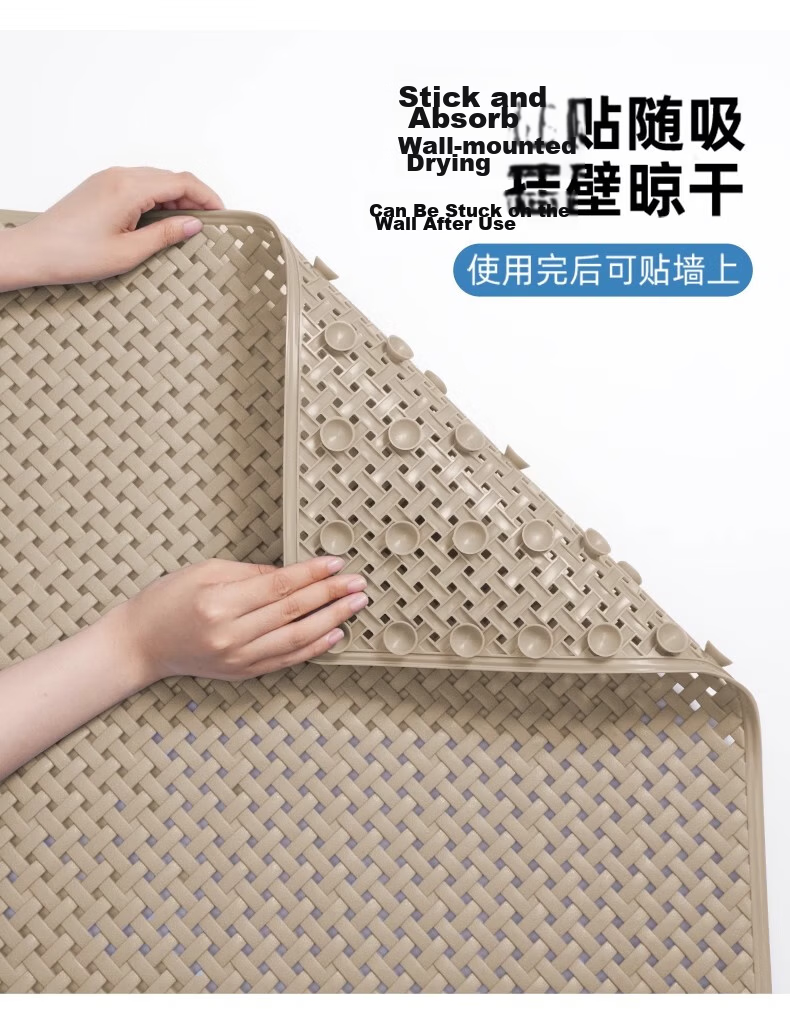 Qiqijia Bathroom Non-Slip Mat, Shower Floor Mat for Bathrooms, Anti-Fall Foot Pad for Children And Elderly in Shower Areas 18