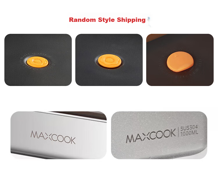 MAXCOOK 304 Stainless Steel Food Storage Container with Lid, Lunch Box, Bento Box, Refrigerator Sealed Storage Box, 1500ml MCFT5571 13