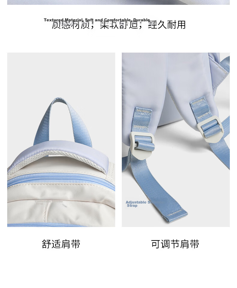 C.BANNER Large Capacity Backpack for Elementary, High School, and College Girls, Practical Portable Laptop Bag, Simple Commuter Shoulder Bag 6