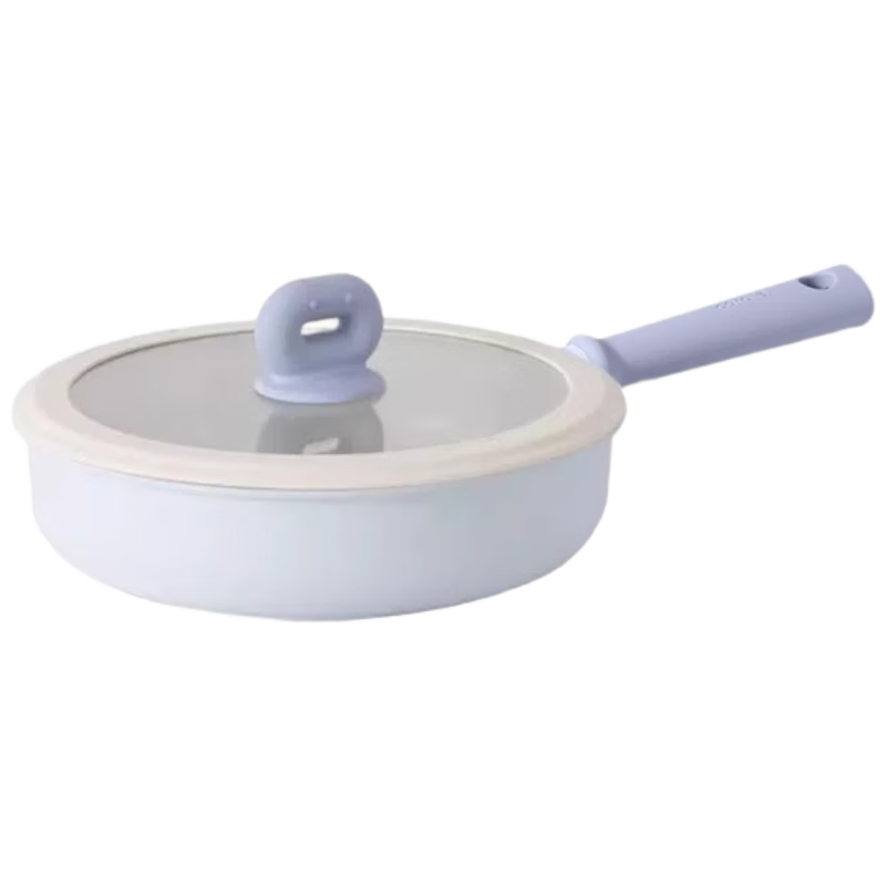 Carote Non-Stick Frying Pan with Titanium Coating, Baby Food Pan, Household Egg Pan, Compatible with Induction And Gas Stoves, 20cm