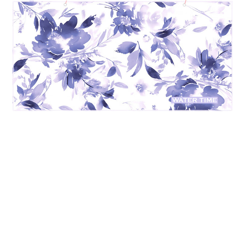 WATERTIME / Mizukawa Swimming Towel Absorbent Quick-Dry Portable Beach Large Size Hot Spring Towel Purple Falling Leaves