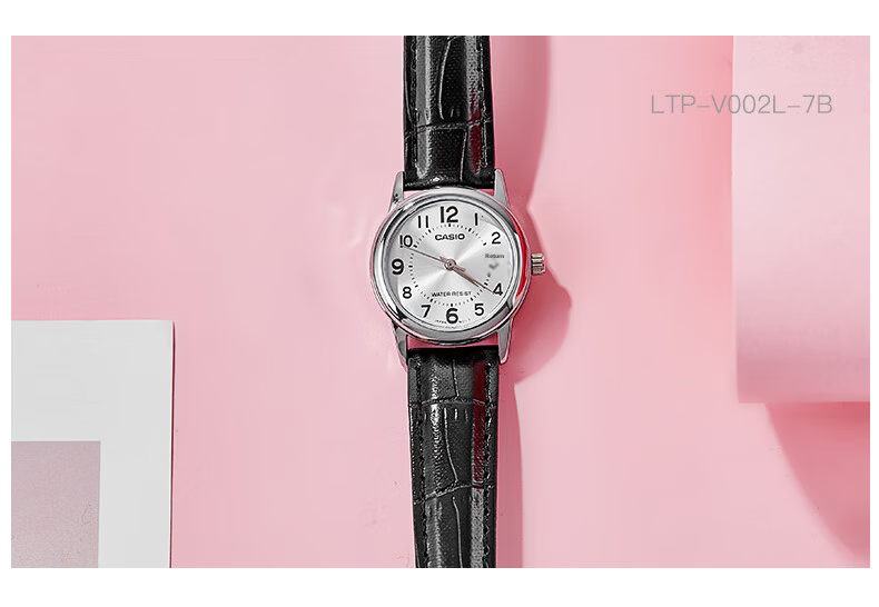 CASIO Women's Watch, Simple Quartz Waterproof Design for Students' Exams [Valentine's Day Gift], LTP-V002D 22