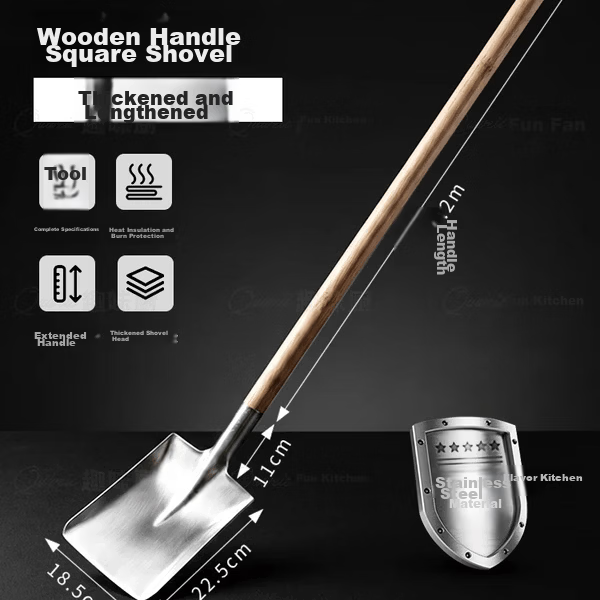 Fun Kitchen Stainless Steel Skimmer 201 Round Hole Strainer Dumpling Scoop Blanching Filter Noodle Scoop Diameter 28cm