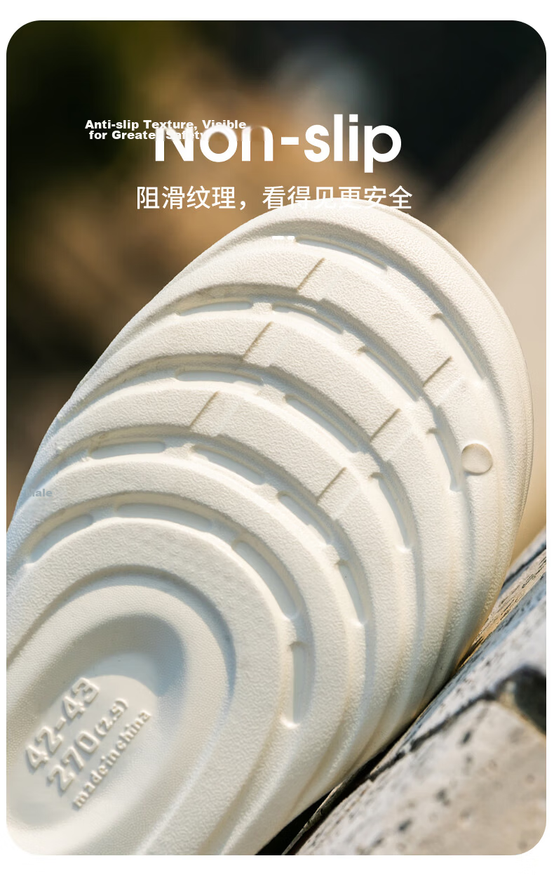 Daxixiansen Cloud Slippers, Men's Sandals with Stepping-On Feel, Sports Fashion Beach Thick-Soled Outdoor Slippers for Men, Black And White, Size 40-41 14