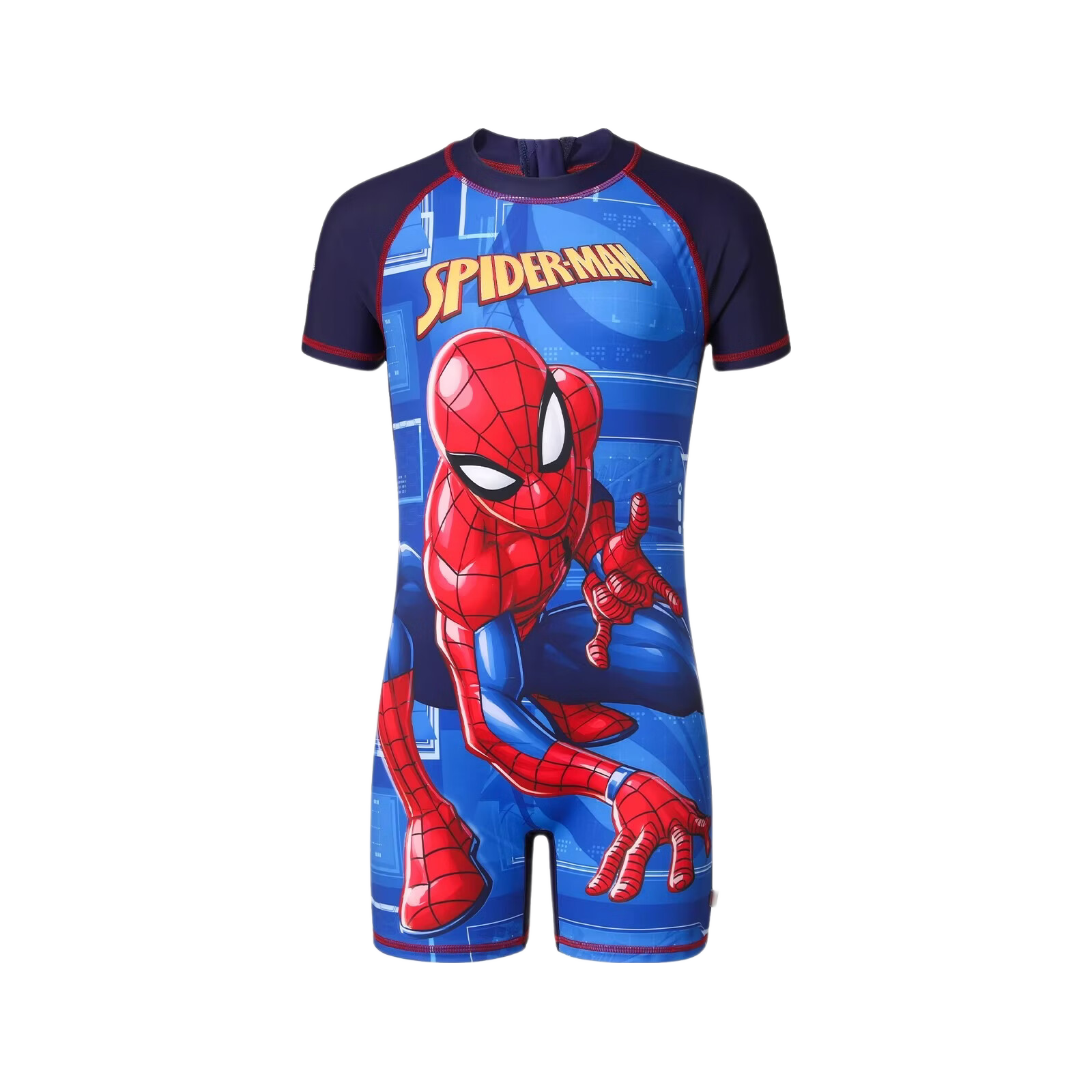 Disney Boys' One-Piece Swimwear Professional Training Hot Spring Swimsuit D36556S2G Dark Blue Size 130
