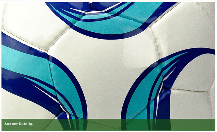 Molten Soccer Ball Size 5 Hand-Sewn Training Match Ball PVC Material F5F1700-WB Blue 7