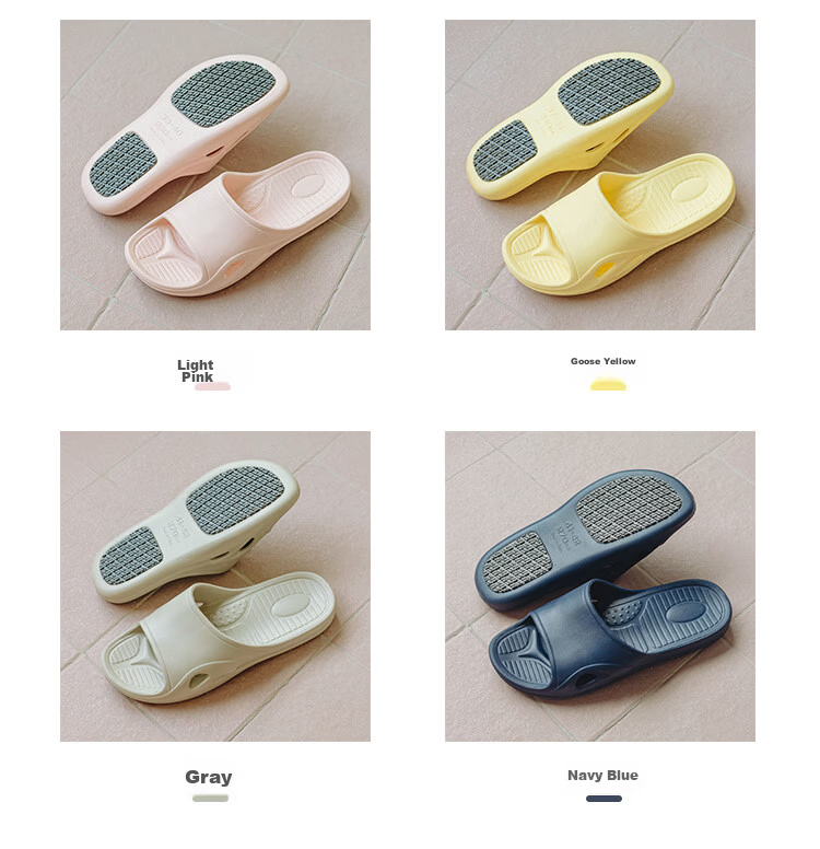 GUOLUOFEI Non-Slip Maternity Slippers Bathroom Shower Indoor Summer Home Cool Slippers for Men, Women, and Elderly 9
