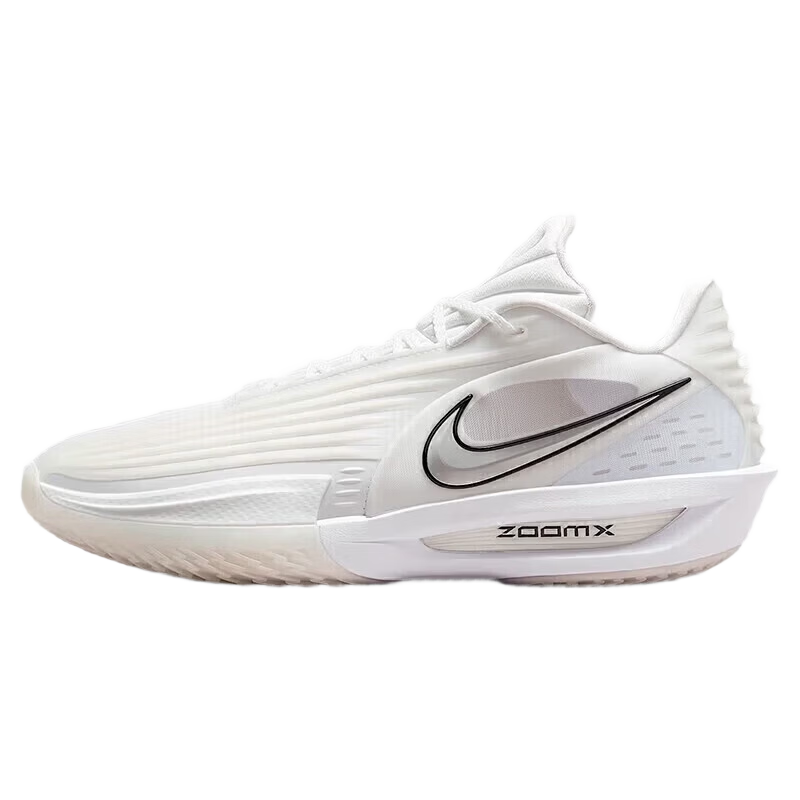 NIKE Men's G.T. CUT 3 TURBO Basketball Shoes, HV9919-101, White And Black, Size 40