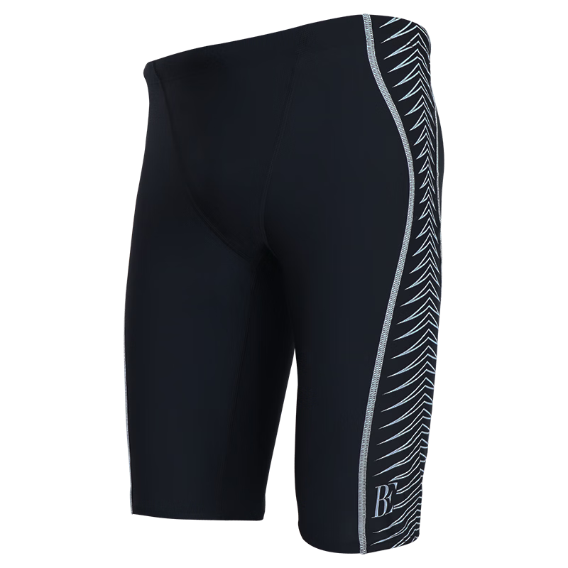 BALNEAIRE 2025 New Men's Racing Swim Trunks, Chlorine-Resistant, Water-Repellent, Quick-Drying, Breathable Hot Spring, 50382 Black XL