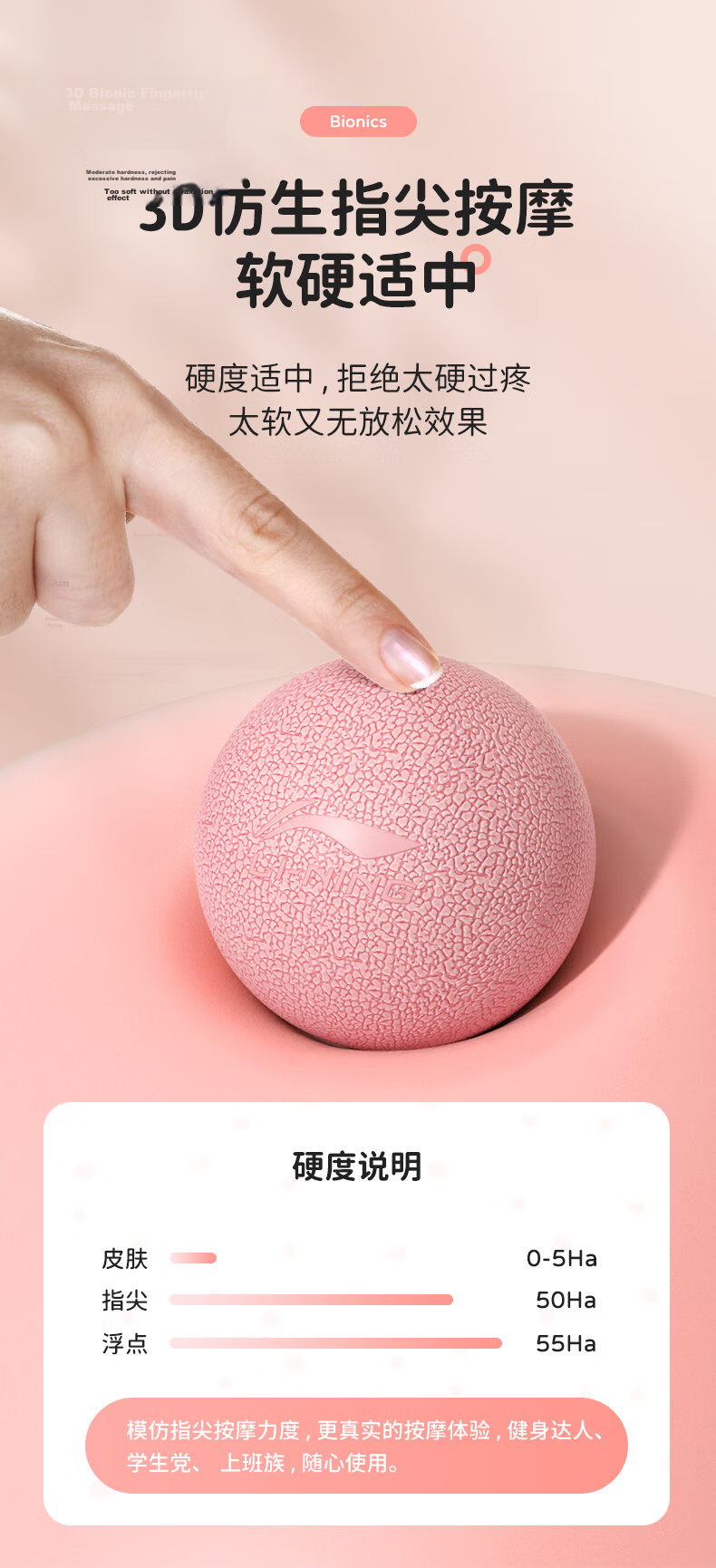 Li-Ning Fascia Ball, Foot And Calf Fascia Ball, Massage Ball for Back, Feet, Shoulders, Neck, Fascia, Waist And Muscle Relaxation And Rehabilitation Massage Ball 5