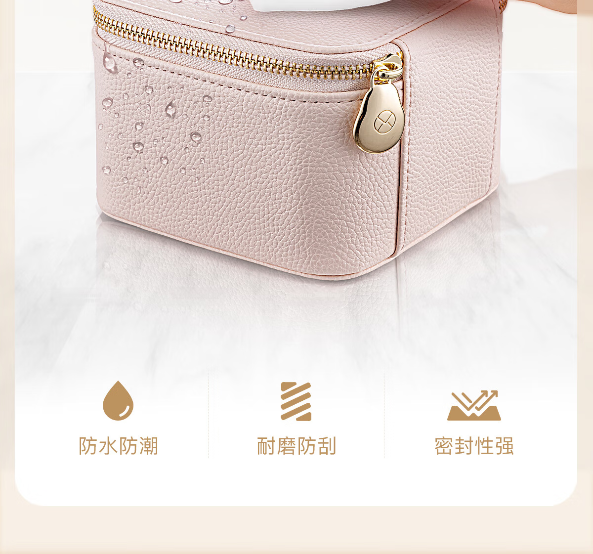VLANDO Travel Portable Jewelry Storage Bag, Accessories Pouch, Velvet Handbag with Zipper, Pink Birthday Gift for Girlfriend, Luxurious Feel 11