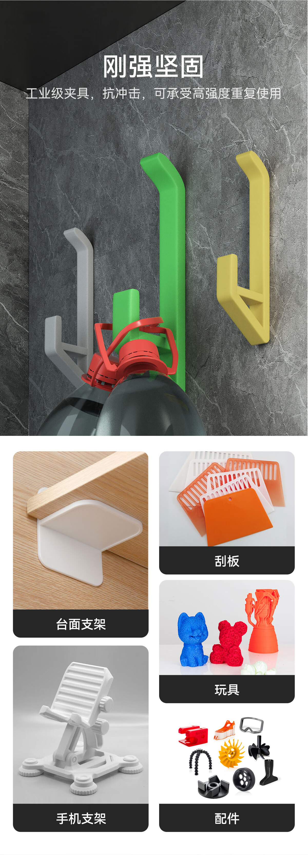 Kaimaier ABS 3D Printing Filament, 1.75mm Diameter, Net Weight 1kg, Low Odor, High Heat Resistance, High Rigidity, Suitable for Tuozhu P1 Series/Inventor QIDI/Aileku, White Color 3