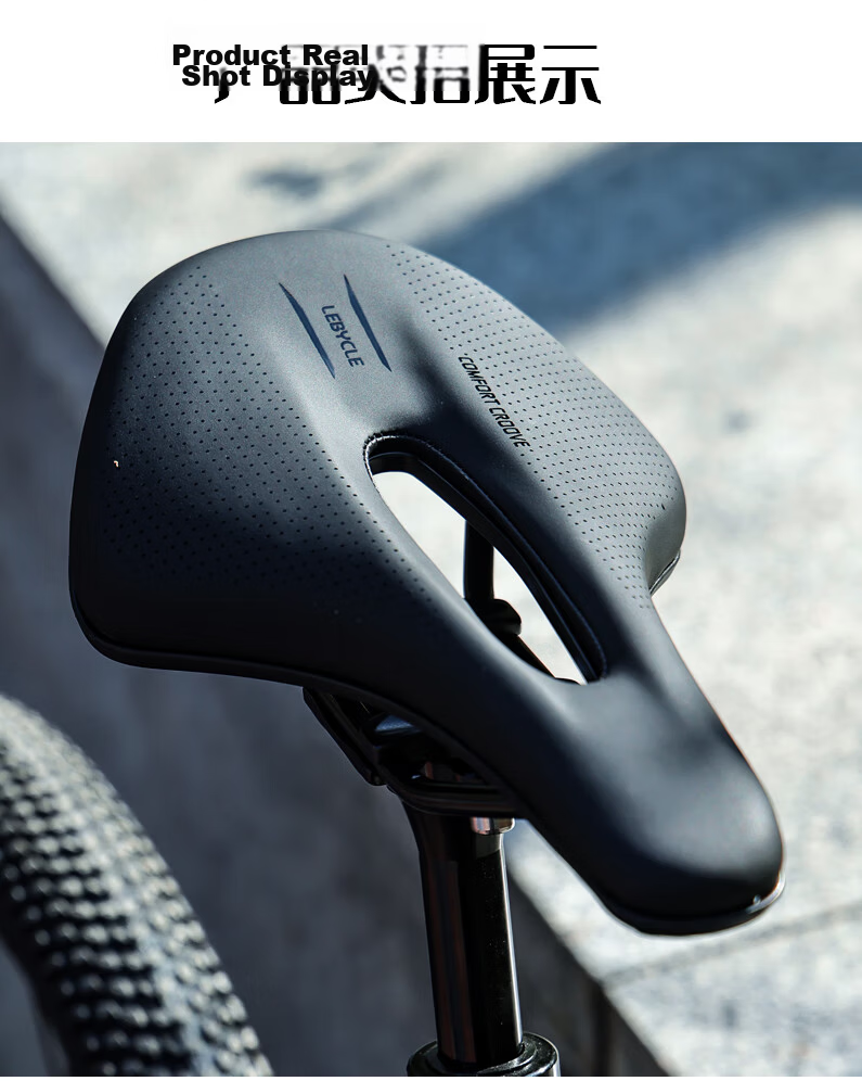 Lebai Ke Road Bike Saddle Mountain Bike Seat Cushion Cycling Seat Short Nose Saddle Bicycle Seat Accessories 7