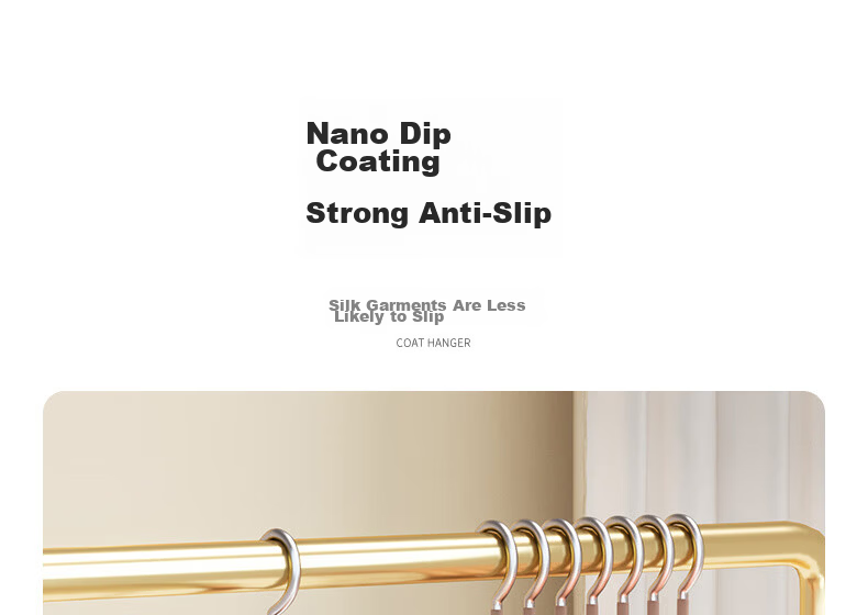 Siwangongli Clothes Hanger, Home Use, Non-Slip, Anti-Shoulder Angle, Thickened And Reinforced, for Hanging Large Clothes 9