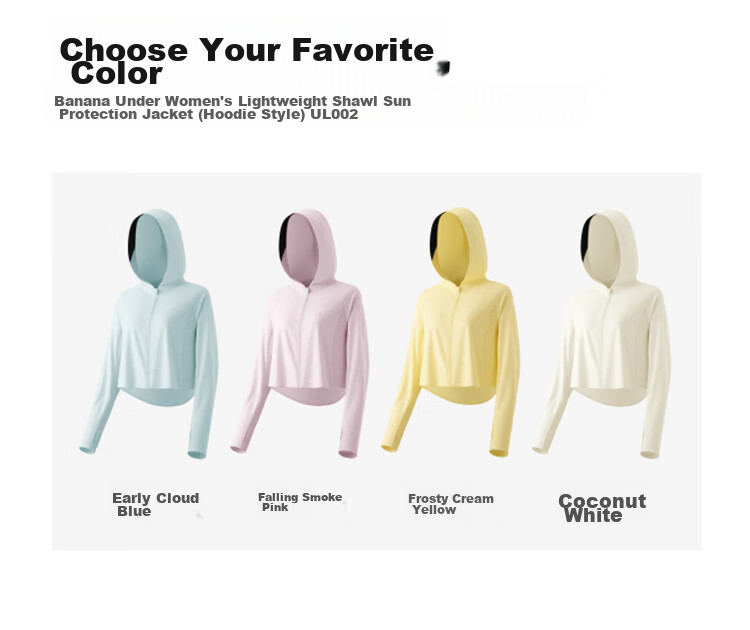 Beneunder Women's Sun Protection Jacket Shawl Hoodie UV Protection Ice Silk Lightweight Cooling Cover UL002 Smoky Pink M 30