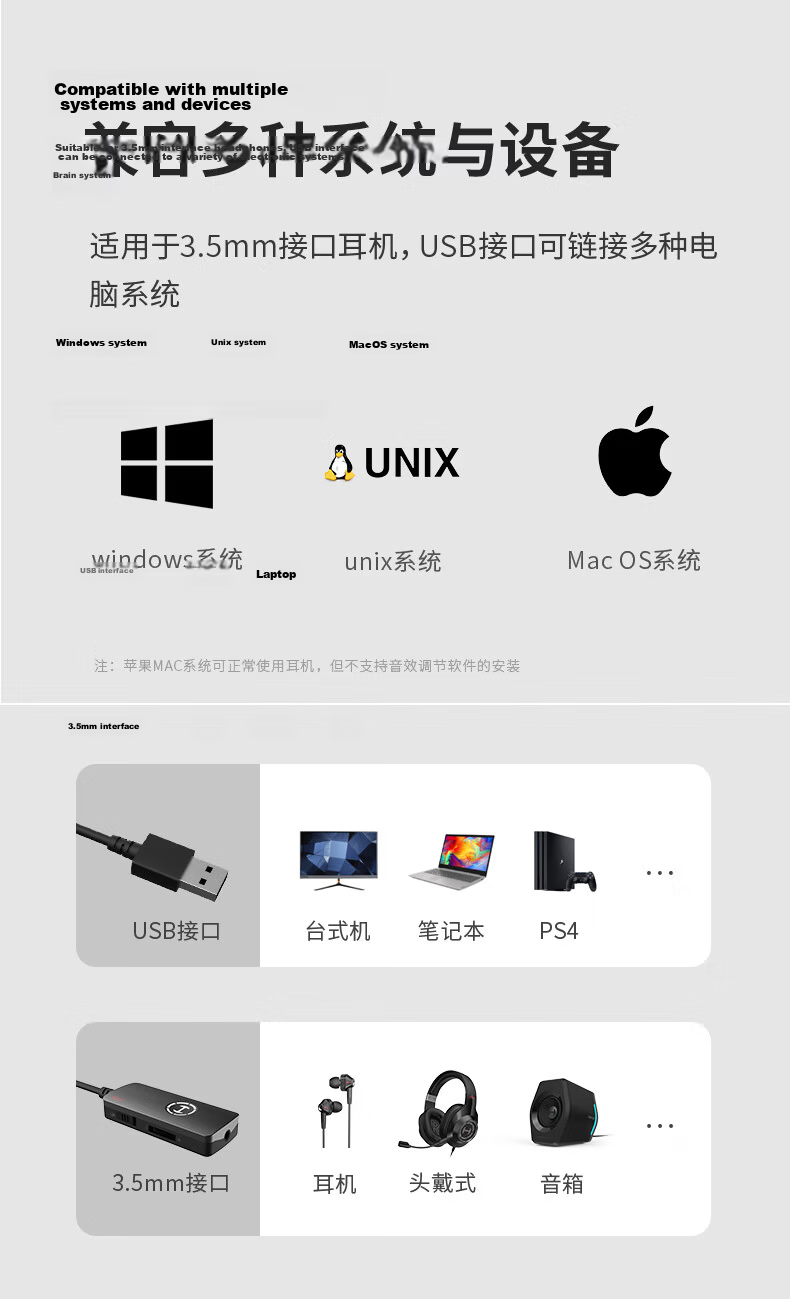 EDIFIER HECATE GS02 USB External 7.1 Gaming Sound Card Headphone Audio Adapter for Desktop Laptop PS4/5 with Headset Microphone Speaker Compatibility 12