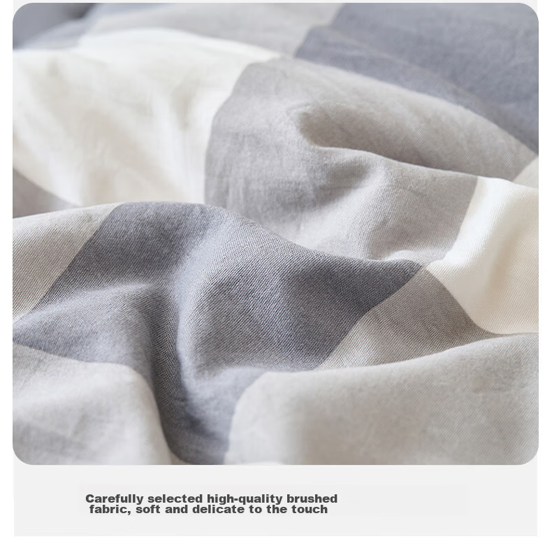 Grace Class A Pure Cotton Mattress, 100% Xinjiang Cotton Bedding, Student Dormitory Mattress, 1.2x2 Meters, Plain Gray Plaid 17