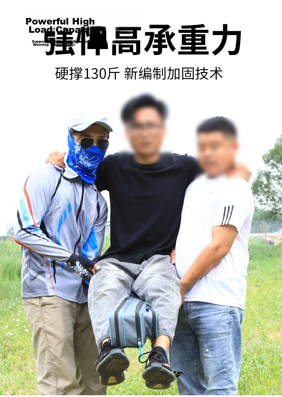 Shensha Fishing Tackle Bag, Rod Bag, Fishing Bag, 125cm Multifunctional Rod Bag, Thickened Large Capacity Waterproof Double-Layer Fishing Tackle Bag 5