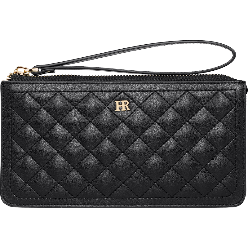HRHR Women's Long Wallet Quilted Zipper Clutch Gift Box Set Valentine's Day Gift