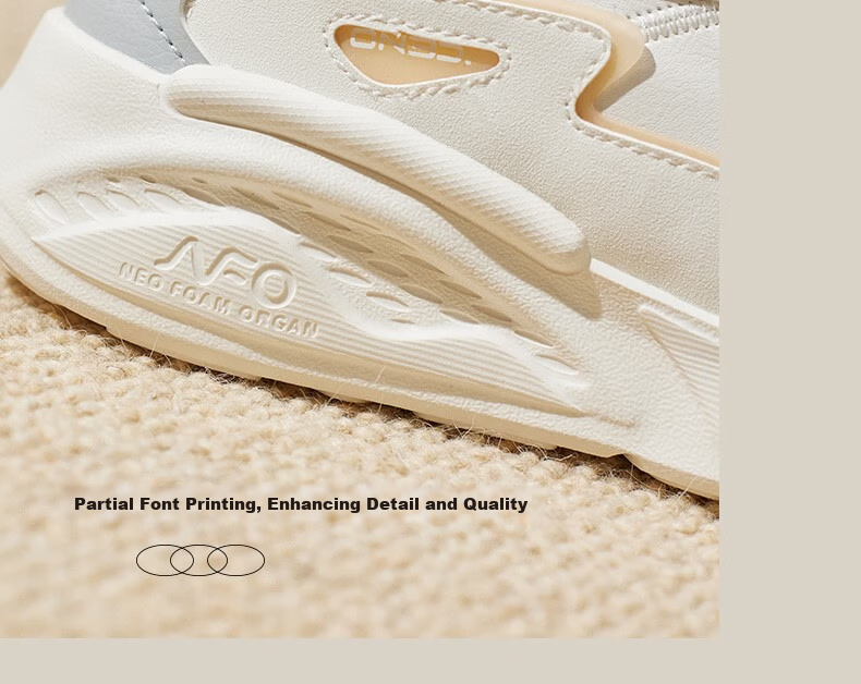 361° Women's Sports Shoes, Autumn Leather Upper, Commuter Water-Resistant, Thick-Soled Casual Running Shoes for Women, 682336712-5 20