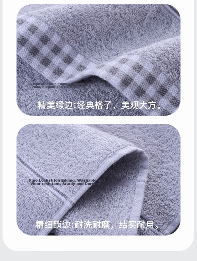 Yaguang Towel, Pure Cotton Grade A Egyptian Long-Staple Cotton, Soft And Absorbent, Lint-Free, True Color Face Towel, 2 Pieces, Mint Green/deep Sea Blue 11