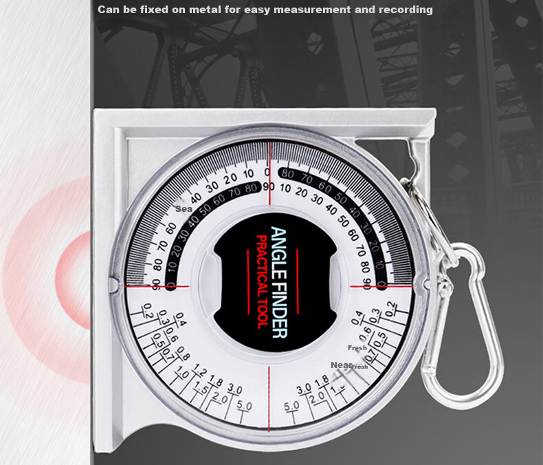 Mitz Slope Meter Multi-Function Angle Measuring Instrument High Precision Small Level Slope Gauge Economy Model with Magnet 11