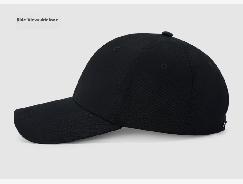 JEEP Men's Baseball Cap Fashion Trendy Duckbill Hat Unisex Couple Casual Outdoor Sports Brand Hat A0601 Black 13