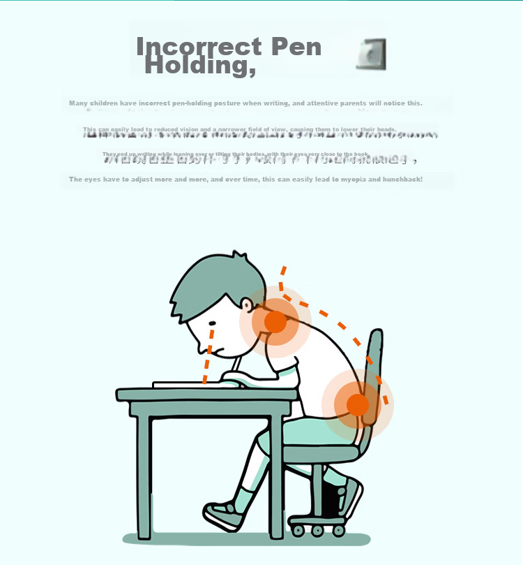 Maotaizi Elementary School Student Anti-Wrist Hook Corrector, Pen Grip Device, Writing Posture Corrector, Kindergarten Beginner Wrist Fixator, Children's Handwriting Control Trainer, Calligraphy Practice Tool 9