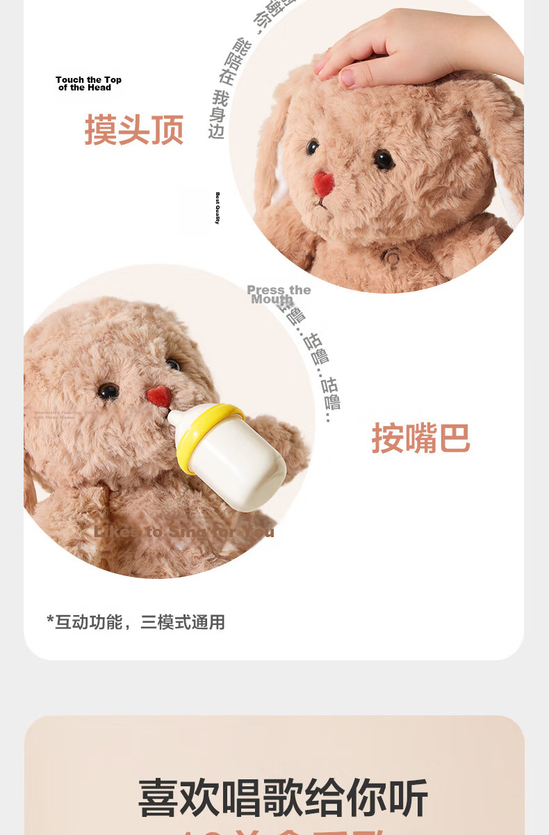 Babycare Pretend Play Children's Animal Plush Toy Educational Girl Birthday Gift Cute Doctor Plush Rabbit - Bingbing 8