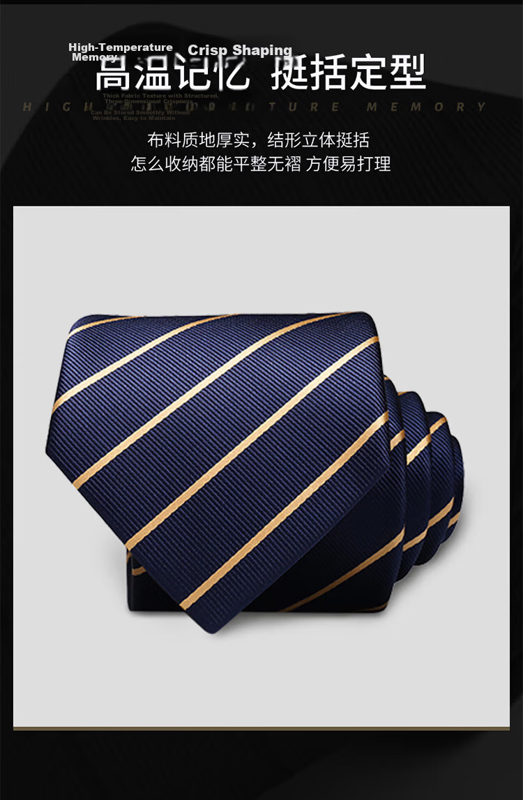 FitonTon Wedding Banquet Tie Zipper for Men's Formal Wear, Business Suit, No-Tie Gift Box Set for Boyfriend, New Year And Valentine's Day Present 5