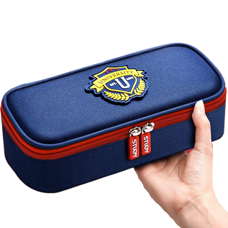 Shuxing Large Capacity Pencil Case Boys Stationery Box High School Primary Middle School British Style Grade 1-6 Pencil Box Boys Pencil Bag Girls Pencil Case Children's Stationery